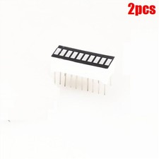 2Pcs 10 Segment Digital Red Led Bar Graph Display Ultra Bright Ic New el