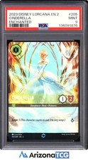 Disney Lorcana 2023 Cinderella - Ballroom Sensation 205 Enchanted 2 PSA 9
