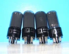 35L6GT RCA AA5 radio audio amplifier vintage vacuum tubes 4 valves tested 35l6G