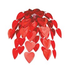 Beistle Red Heart Cascade - Valentines Party Supply Decoration
