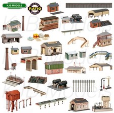 N Gauge Ratio Choose From 60 Railway Line Side Kits - Fence Station Shed Hut etc