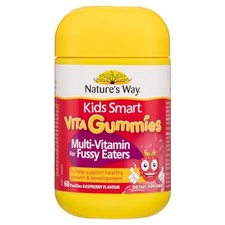Nature's Way Kids Smart Vita Gummies Multi-Vitamin for Fussy Eaters 60's