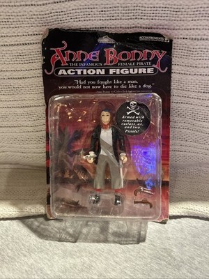NEW VINTAGE 2004 - Anne Bonny (Female Pirate) Action Figure ~ NEW