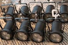 Chauvet Professional Ovation F-165WW V2 LED Fresnel Lights Lot of 9 w/ Barn Door