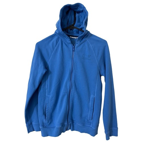 Vineyard Vines Boys Full Zip Hoodie Tide Blue Size Medium