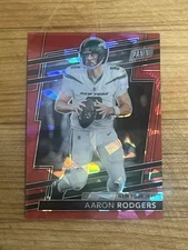 2024 Panini National Convention VIP Gold Pack - Aaron Rodgers #4 Red Sparkle...