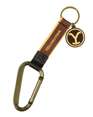 #ad Yellowstone Dutton Ranch Keychain Lanyard with Carabiner and Y Logo Charm $9.59