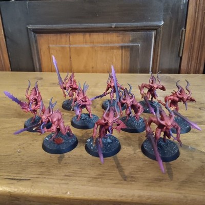 10 Démons De Khorne Pour Warhammer 40K - Peints - Occasion