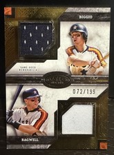 2025 Topps Tier One Craig Biggio Jeff Bagwell Dual Player Relic /199 ASTROS