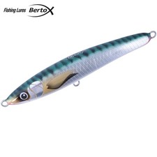 BERTOX Saltwater Handmade Wooden Floating STICK BAIT 22cm/120g Green Mackerel