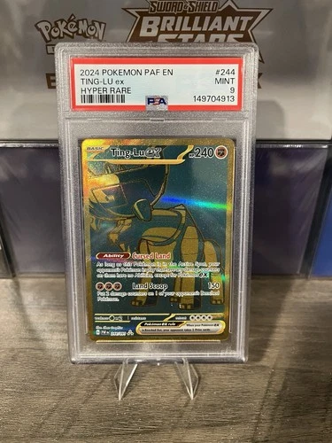 PSA 9 TING-LU EX 244/091 - S&V PALDEAN FATES HYPER RARE HOLO - MINT