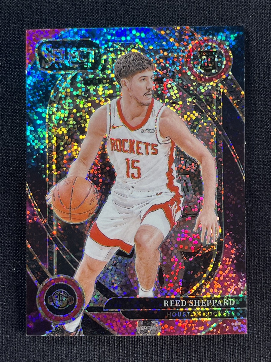 2024-25 Panini Select Reed Sheppard #299 Courtside Cosmic Prizm RC Case Hit SSP