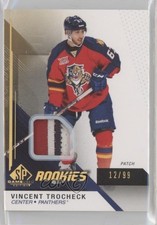 2014-15 SP Game Used Rookies Gold Spectrum Prime 12/99 Vincent Trocheck #116 av1