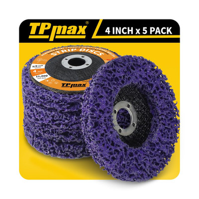 4 Inch Stripping Discs Rust Remover Discs Remove Paint and Oxidation 5/8 Inch Ar