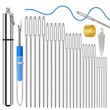 Sewing Needles, Embroidery Needles with Large Eye, 25 Pcs Hand Sewing Needle ...
