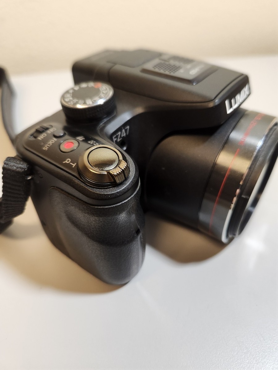Panasonic Lumix DMC-FZ47 12.1 MP Digital Camera W/Battery- NO