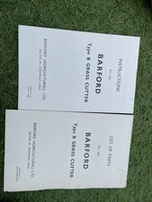 Barford of Belton Tipo B Tagliaerba Istruzioni e Ricambi Foglietti 4 Pagine