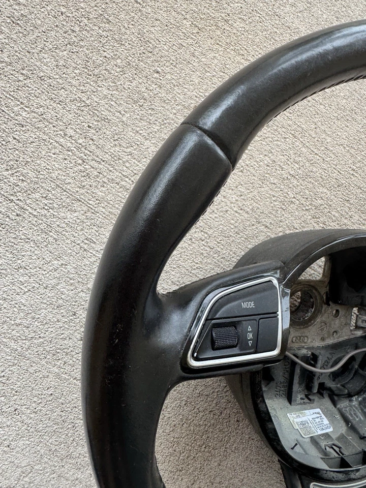 2015-2016 奥迪 A3 Quattro 高级皮革方向盘 8V0-419-091-BB-CJM — 第 4/4 张图片