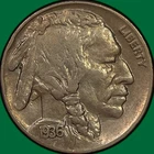 1936 Buffalo Nickel Choice Extremely Fine XF+ Coin #43164