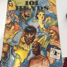 Vintage Walter Foster Art Instruction Book #16 101 HEADS in Pen, Pencil & Brush
