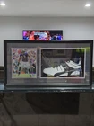 Ray Lewis Shadow Box 30x15x5 With 8x10 Photo And Signed Game Worn Cleats And...
