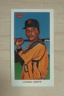 MARCO LUCIANO - 2020 Topps 206 - Wave 3 [Base] - #12 - AZL GIANTS