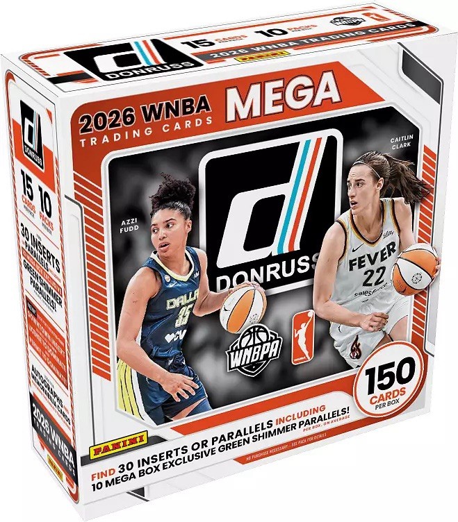 2026 Panini WNBA Donruss Mega Box Sealed Brand New PreSale *QTY* FREE SHIPPING