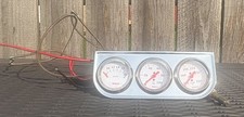 	Bosch SP0F000046 Style Line 2" Triple Gauge Kit White Dial Face Chrome Bezel	