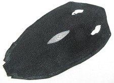 Stingray Leather Hide Black 5x8 Inch New