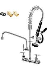 Commercial Faucet with Sprayer Commercial Sin...