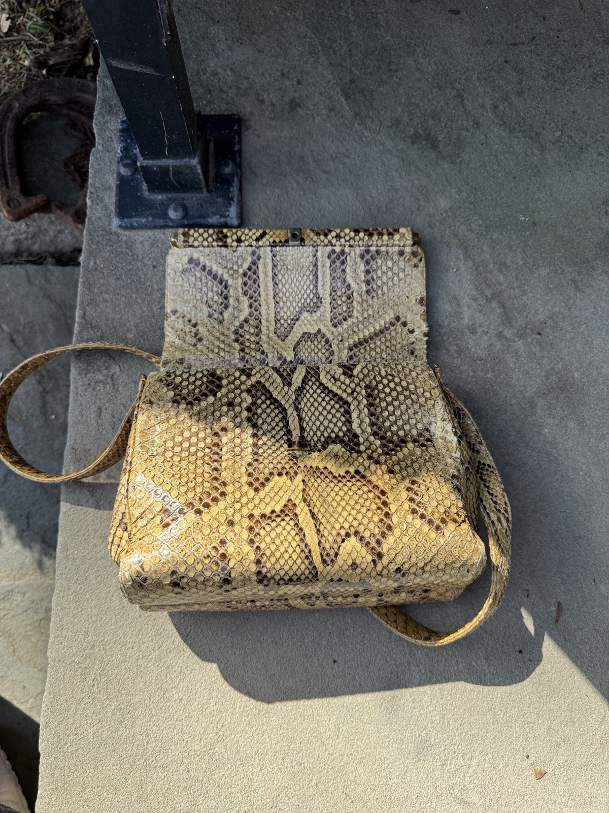 JUDITH LEIBER FOR BONWIT TELLER PYTHON SNAKESKIN … - image 16