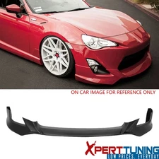 Fits 13-16 Scion FRS Five Design Style Front Bumper Lip Splitter Unpainted Black