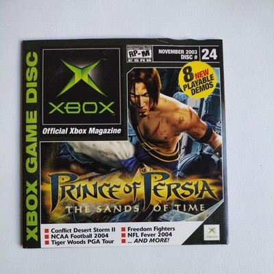 Prince Of Persia the Sands of Time XBOX Magazine Demo Disc #24 90s Microsoft use