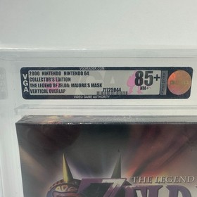 Collector's Ed Legend Of Zelda Majora's Mask Nintendo 64 N64 Sealed VGA 85+ NM+
