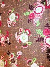 MIchael Miller Brown Bouquet- 1 yard