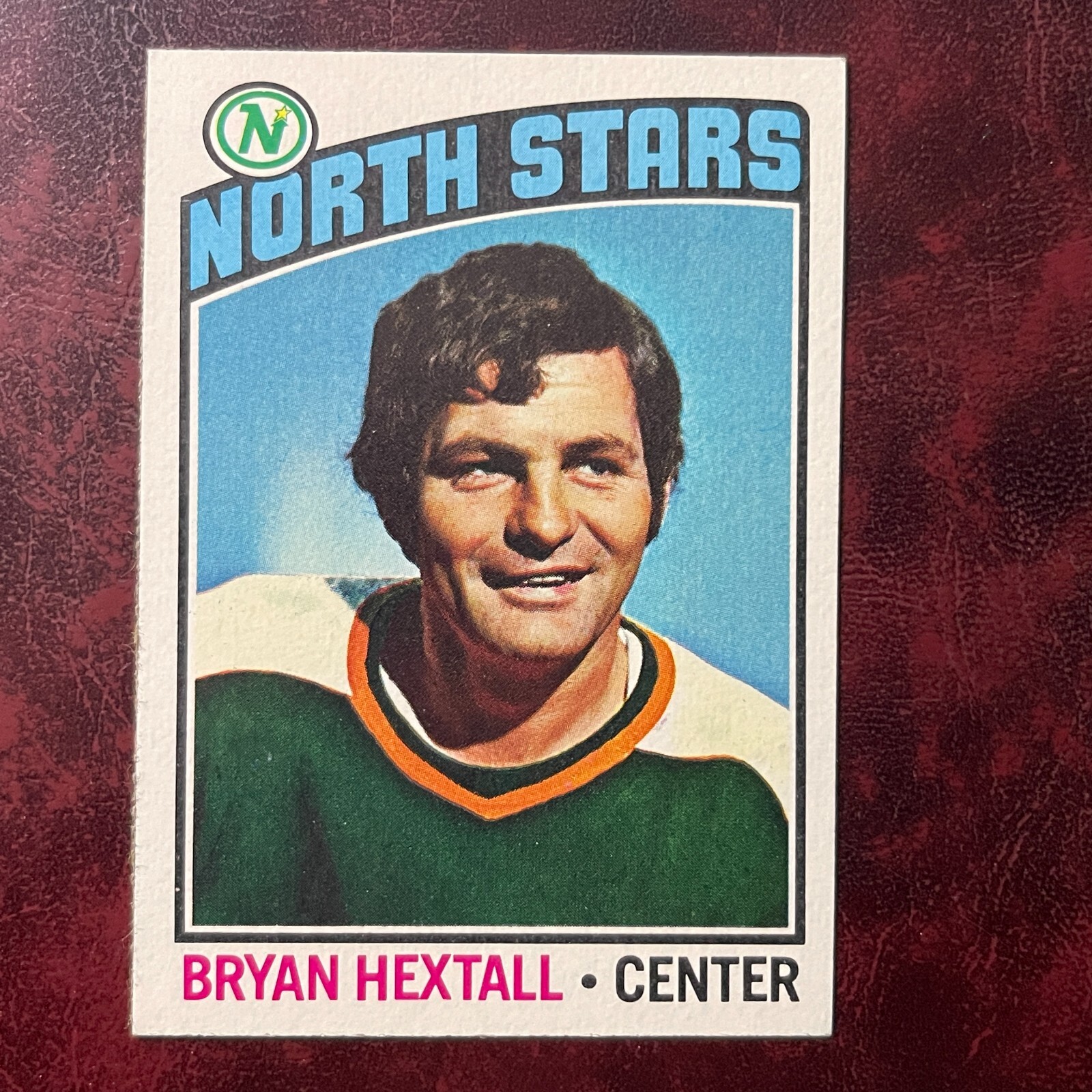 1976-77 Topps Set BRYAN HEXTALL #13 NORTH STARS - NM/MINT+ *HIGH GRADE* VENDING