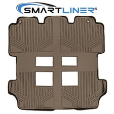 Smartliner Custom Fit Floor Mats 2nd 3rd Row Liner Tpe 2011-2017 Honda Odyssey Smartliner Custom Fit Floor Mats 2nd 3rd Row Liner Tpe 2011-2017 Honda Odyssey