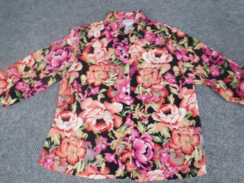 Bon worth женская блузка SP миниатюрный розовый цветочный на пуговицах дизайнер - Изображение 4 из 4