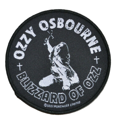   Ozzy Osbourne - Blizzard Of Ozz  gewebter Aufnäher woven Patch Neu & Official