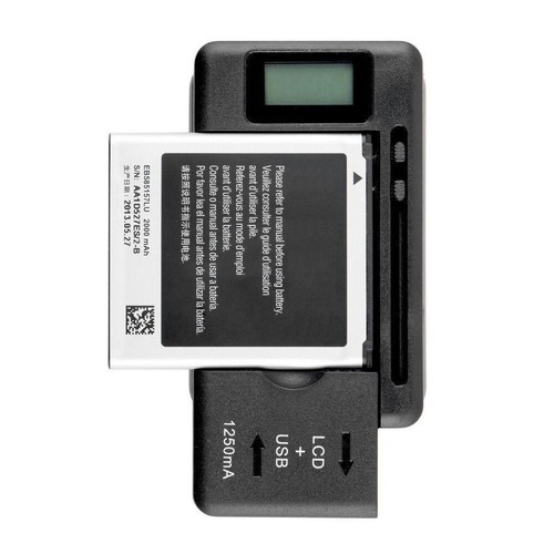 Universal Ladegerät Charger mit USB Anschlus für Handy Kamera Lithium Schwarz. - Bild 2 von 11