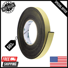 33Ft Car Speaker Sealing Foam Tape 2mm x 10mm Soundproof Waterproof Gasket