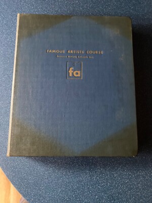 Ordner/Band  Malkurs berühmter Künstler ''FAMOUS ARTISTS COURSE'' 1960 Lekt. 17-24