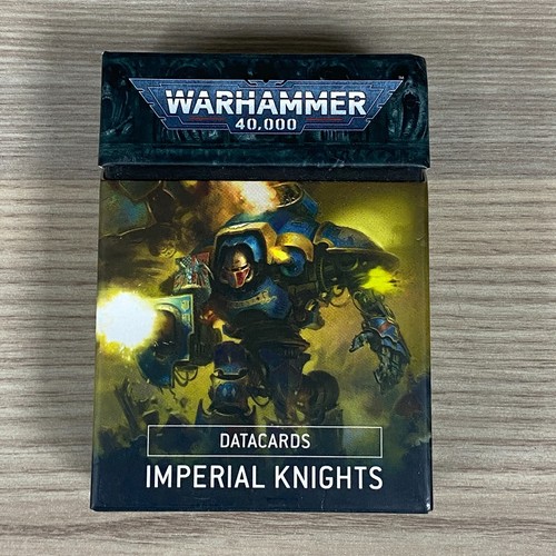 IMPERIAL KNIGHTS DATACARDS OPENED COMPLETE WARHAMMER 40,000 40K (2022 ...