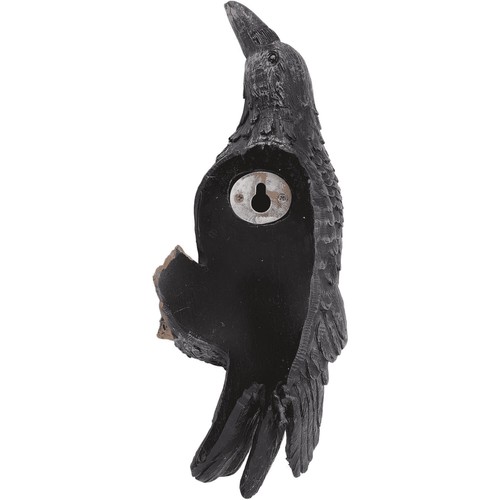Gothic Resin Raven Statue Crow Sculpture Wall Art Vintage Bird Decor Home Garden - Picture 6 of 8