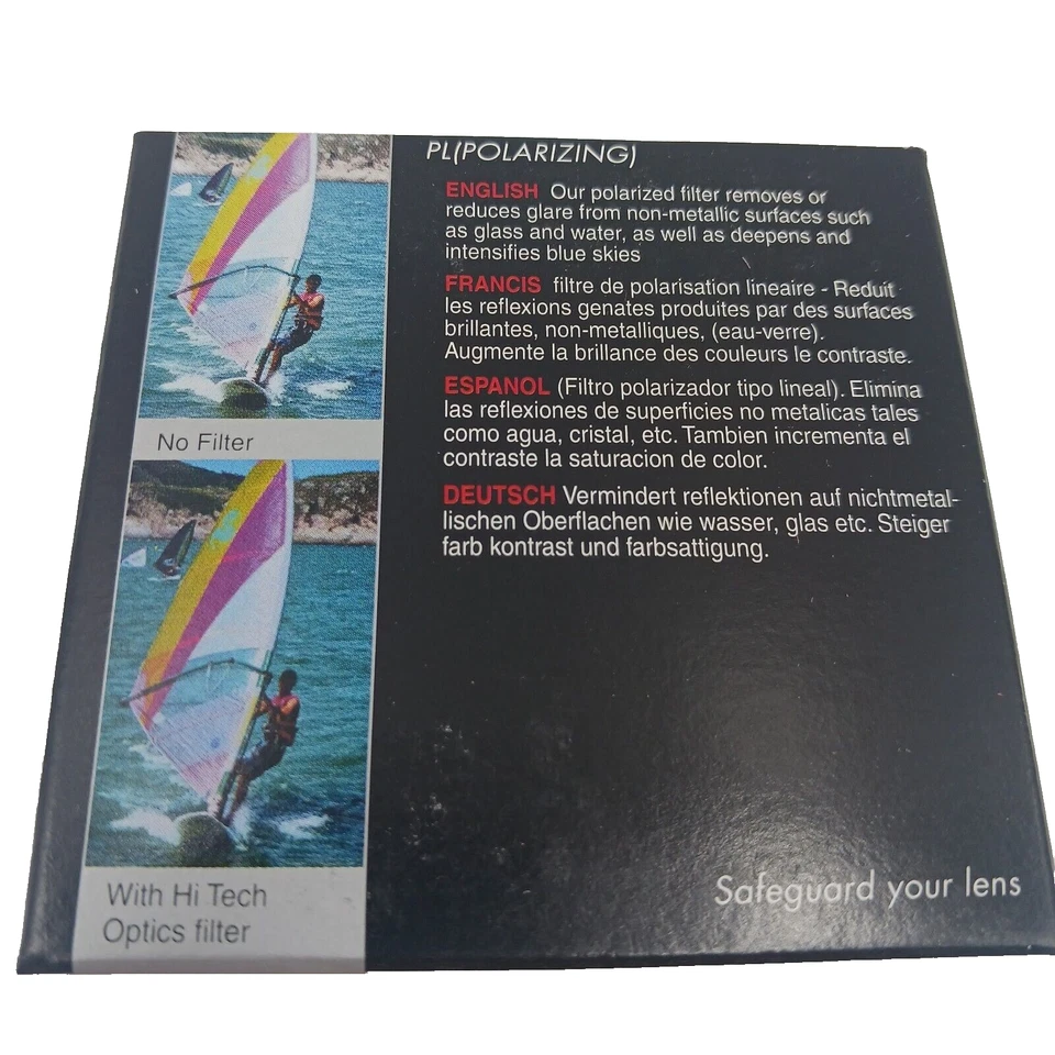Hi Tech Optics 30mm PL Filter Titanium Ultra Thin Multi Coated High Quality NOS - Image 2 of 4
