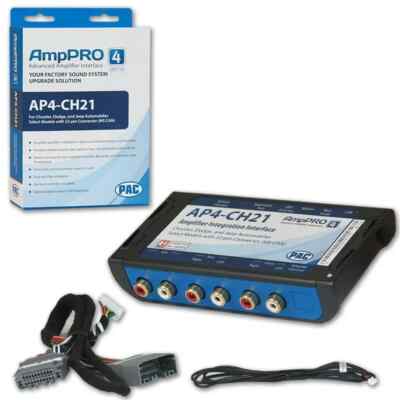 PAC AP4-CH21 / CAR AUDIO AMPLIFIER INTERFACE FOR CHRYSLER, JEEP, DODGE, RAM