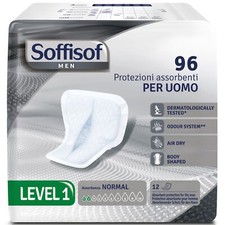 Soffisof Men Livello 1 e 2 - Scudi Assorbenti Maschili - Formato Scorta Promo