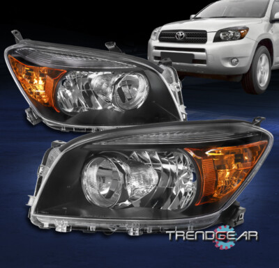 2006 2007 2008 Toyota RAV4 Sport Replacement Headlights Headlamp
