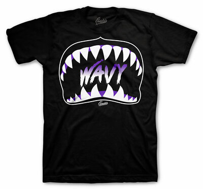 Shirt Match Jordan 12 Dark Concord Shoes Tee - Wavy Tee