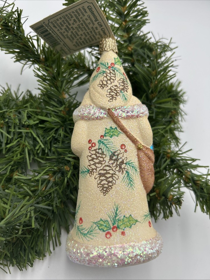 Old World Christmas Glistening Gift Giver Santa — Rare! HTF Retired | eBay